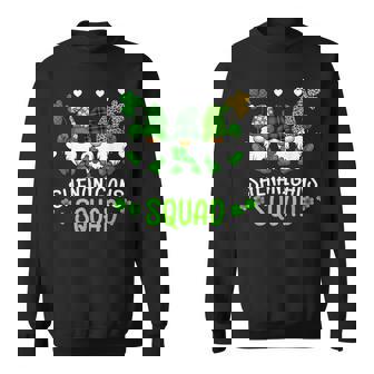 Shenanigans Squad St Patricks Day Gnomes Green Proud Irish Sweatshirt | Mazezy