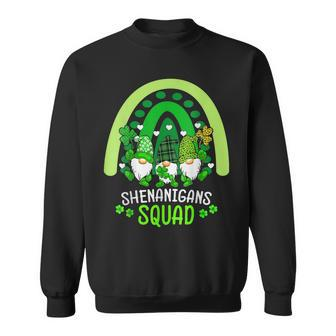 Shenanigans Squad St Patricks Day Gnomes Green Proud Irish V6 Sweatshirt - Seseable