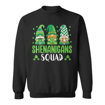 Shenanigans Squad St Patricks Day Gnomes Lover Funny V2 Sweatshirt - Seseable