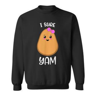 Shes My Sweet Potato I Yam Thanksgiving Couples Matching Men Women Sweatshirt Graphic Print Unisex - Seseable
