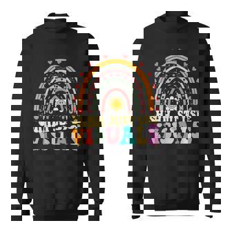 Shhh Just Use Visuals Special-Needs Education Inclusion Sweatshirt | Mazezy