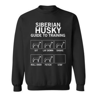 Siberian Husky Guide To Training V2 Sweatshirt | Mazezy