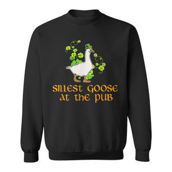 Silliest Goose At The Pub St Patricks Day Funny Sweatshirt | Mazezy