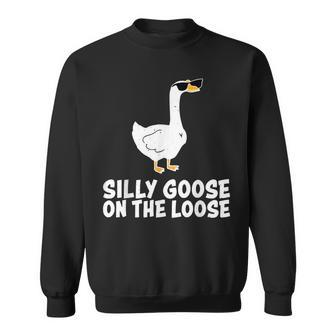 Silly Goose On The Loose Sweatshirt - Seseable