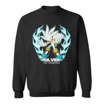 Silver Flame The Hedgehog Sweatshirt | Mazezy