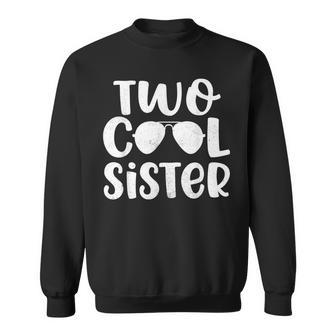 Sister Of The Birthday Boy Two Cool 2Nd Bday Mother Mama Sweatshirt - Thegiftio UK