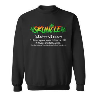 Skuncle Definition Funny Weed Pot Cannabis Stoner Uncle Gift Sweatshirt | Mazezy