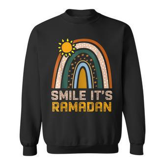 Smile Its Ramadan - Muslim Eid Mubarak Islamic Ramadan Sweatshirt | Mazezy