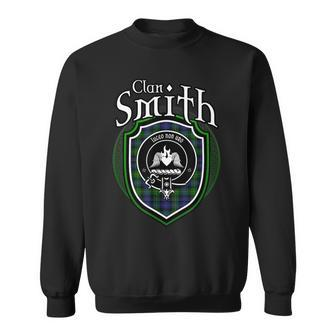 Smith Clan Crest | Scottish Clan Smith Family Crest Badge Sweatshirt - Seseable