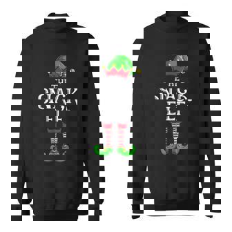 Snack Elf Family Matching Group Christmas Xmas Gifts Men Women Sweatshirt Graphic Print Unisex - Thegiftio