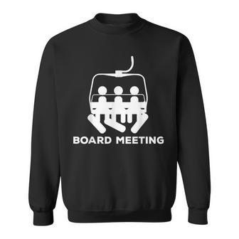 Snowboard Meeting Gift Idea - Snowboarding Vacation Skiing Sweatshirt | Mazezy