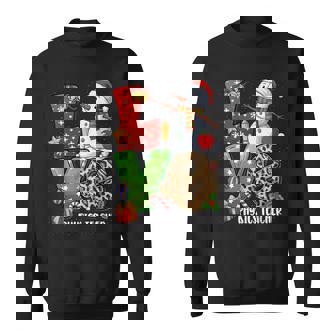 Snowman Family Christmas - Love Physics Teacher Snowman Men Women Sweatshirt Graphic Print Unisex - Thegiftio