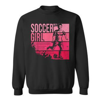 Soccer Gifts For Girls - Soccer N Girl Player Gift Sweatshirt - Seseable