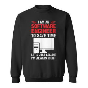 Software Engineer Definition Gift For Engineer Sweatshirt | Mazezy