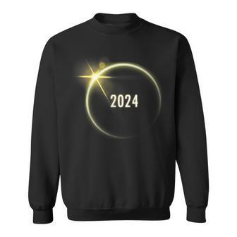 Solar Eclipse 2024 Astronomy Science Moon Space Sweatshirt | Mazezy