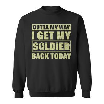 Soldier Homecoming | Armed Forces Men Women Sweatshirt Graphic Print Unisex - Seseable