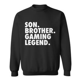 Son Brother Gaming Legend V3 Sweatshirt - Monsterry AU