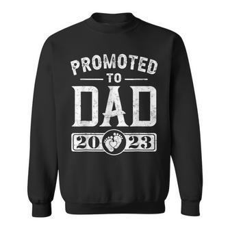 Soon To Be Dad Est 2023 Fathers Day First Time Dad Sweatshirt - Seseable