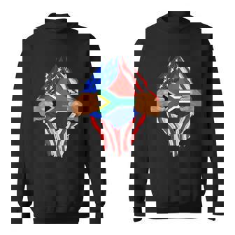 South African Blood Inside Me | South Africa Flag Gift Sweatshirt - Seseable