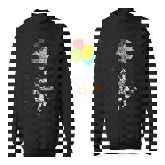 Space Astronaut Master Builder Funny Building Blocks Bricks Sweatshirt | Mazezy