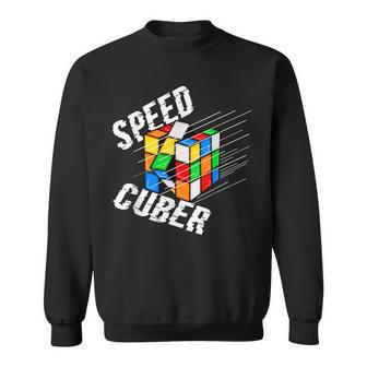 Speed Cuber Speed Cubing Puzzles Cubing Puzzles Sweatshirt - Seseable