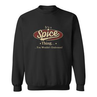 Spice Name Spice Family Name Crest Sweatshirt - Seseable