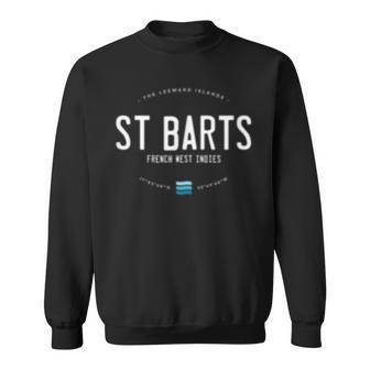 St Barts Beach Waves Gift Sweatshirt - Seseable
