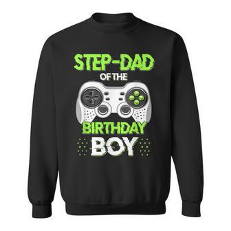 Step-Dad Of The Birthday Boy Matching Video Game Sweatshirt - Thegiftio UK