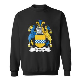 Stewart Family Crest Scottish Family Crests Men Women Sweatshirt Graphic Print Unisex - Thegiftio UK