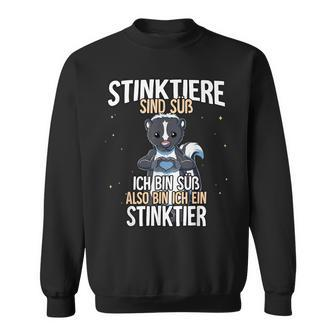 Stinktiere Sind Süß Stinktier Sweatshirt - Seseable