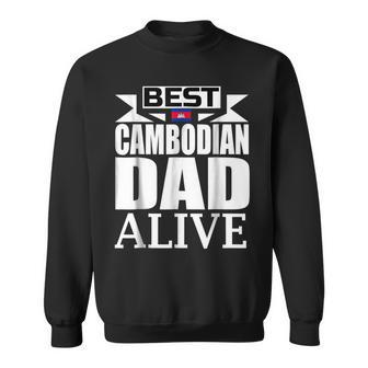 Storecastle Best Cambodian Dad Fathers Cambodia Gift For Mens Sweatshirt | Mazezy