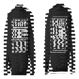 Straight Outta 1989 Year Of Birth Birthday Sweatshirt | Mazezy