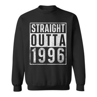 Straight Outta 1996 Year Of Birth Birthday Sweatshirt | Mazezy