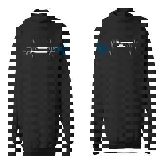 Submarine Heartbeat Military Submarine Veteran Men Women Sweatshirt Graphic Print Unisex - Seseable