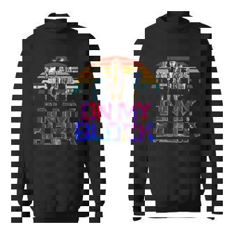 Sunset Design On My Block Sweatshirt | Mazezy