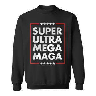 Super Ultra Mega Maga Trump Liberal Supporter Republican Sweatshirt | Mazezy UK