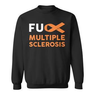 Support Survivor Gift - Fuck Ms Multiple Sclerosis Awareness Sweatshirt | Mazezy