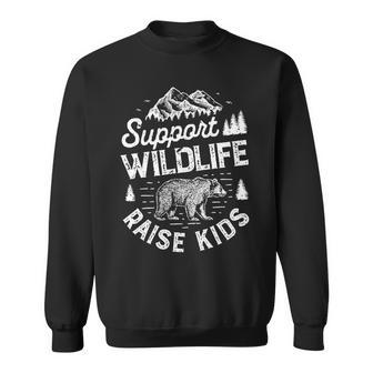 Support Wildlife Raise Kids - Mens Standard Sweatshirt - Monsterry DE