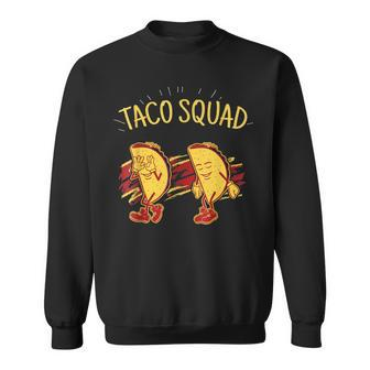 Taco Squad Griddy Dance Cinco De Mayo 2023 Mexican Food Sweatshirt | Mazezy