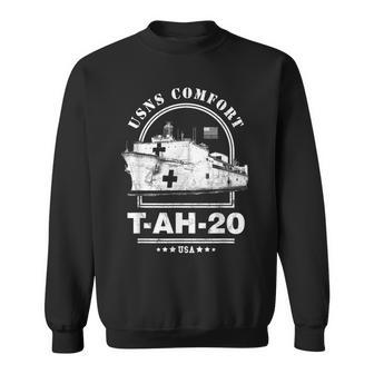 Tah20 Usns Comfort Hospital Ship Sweatshirt | Mazezy