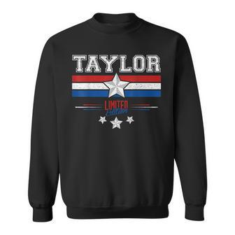 Taylor Taylor Name Birthday Gift Taylor Sweatshirt | Mazezy