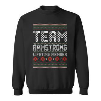 Team Armstrong Lifetime Member Ugly Christmas T Men Women Sweatshirt Graphic Print Unisex - Seseable