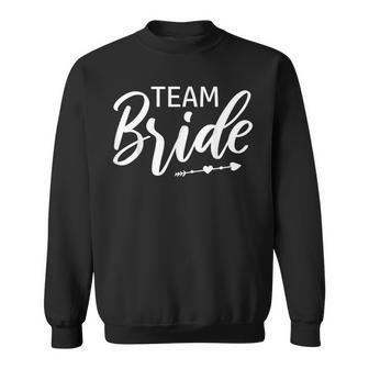 Team Bride Wedding Party Sweatshirt - Seseable