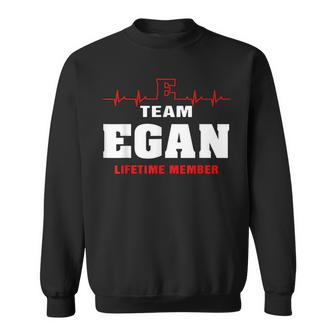 Team Egan Lifetime Member Surname Egan Name Sweatshirt - Seseable