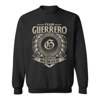 Team Guerrero Lifetime Member Vintage Guerrero Family Men Women Sweatshirt Graphic Print Unisex - Seseable