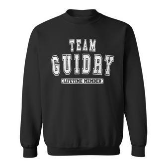 Team Guidry Lifetime Member Family Last Name Sweatshirt - Thegiftio UK