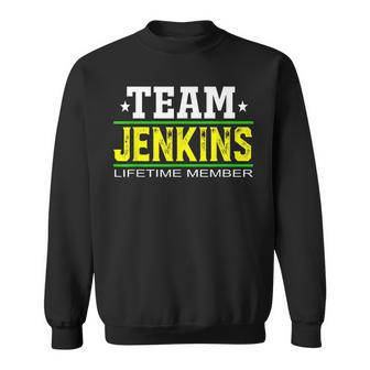 Team Jenkins Lifetime Member Surname Last Name Tree Reunion Men Women Sweatshirt Graphic Print Unisex - Seseable