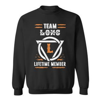 Team Long Lifetime Member Gift For Surname Last Name Men Women Sweatshirt Graphic Print Unisex - Seseable