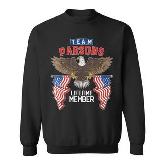 Team Parsons Lifetime Member Us Flag Sweatshirt - Seseable