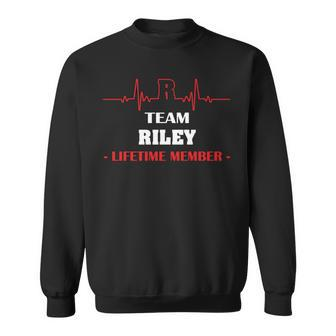 Team Riley Lifetime Member Blood Completely Family Sweatshirt - Seseable